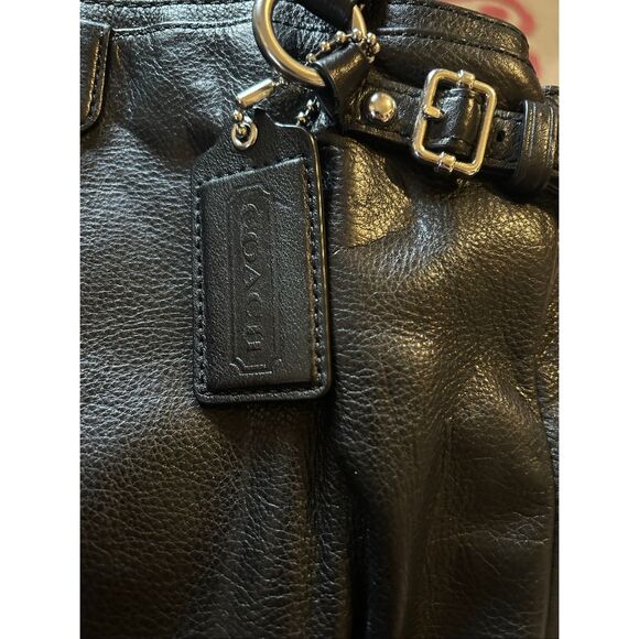 Coach Madison Kara Black Leather Handbag K1220-22262 - Picture 8 of 8